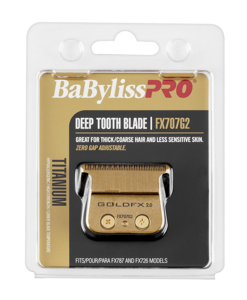 BabylissPro Gold Titanium Deep-Tooth Trimmer Blade 