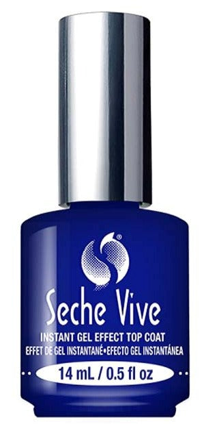 Seche Vive Gel Effect Top Coat  0.5oz 