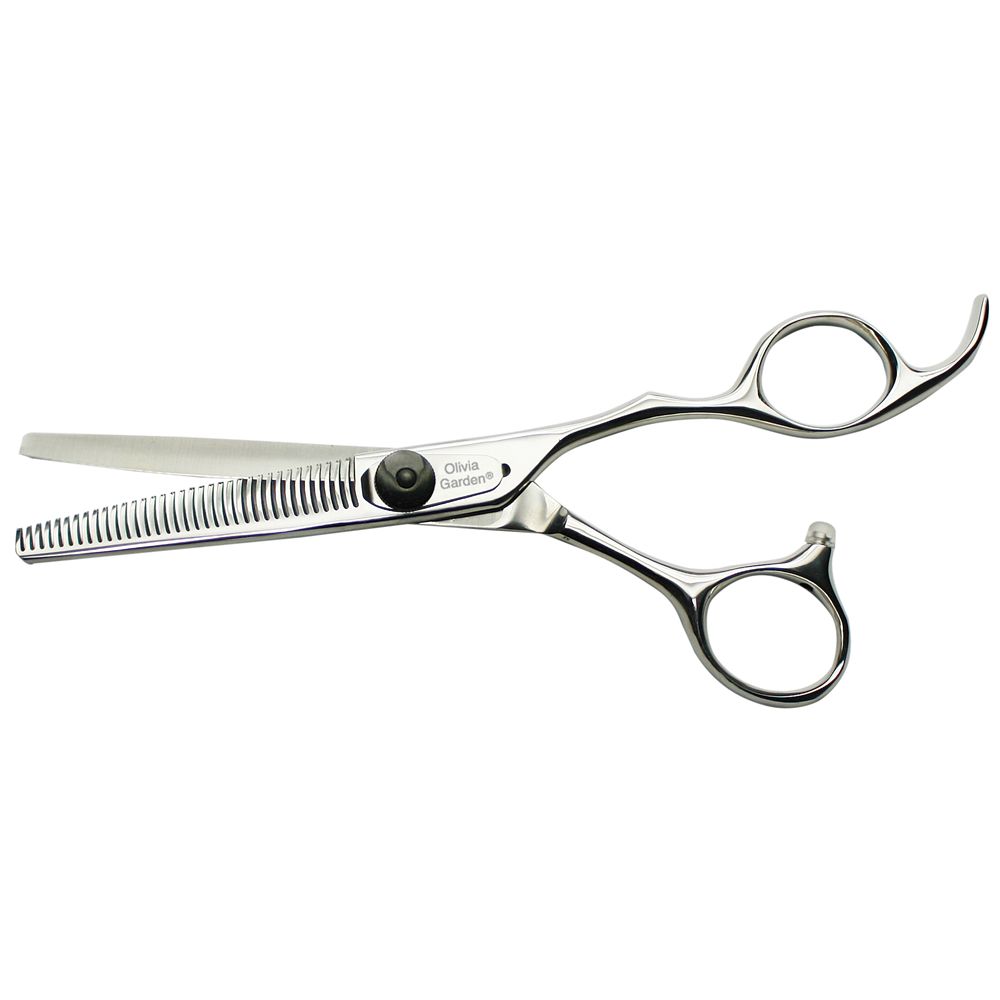 Olivia Garden Silkcut XL Shear &amp; Thinner Case Deal 