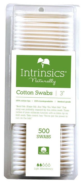 Intrinsics 100% Cotton Swabs 500pk 